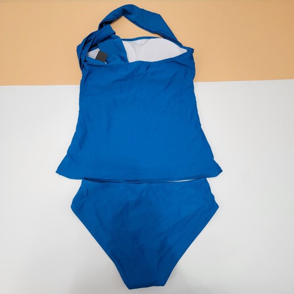 Tempt Me Women One Shoulder Swim Top with bottom - Picture 9 of 16